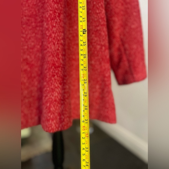 Old Navy - red & pink wool blend coat - Picture 10 of 10